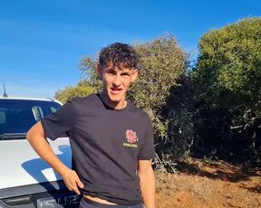 Andie Caught Driving