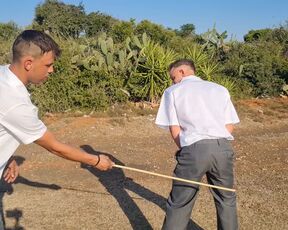 Caleb and Travis Caught